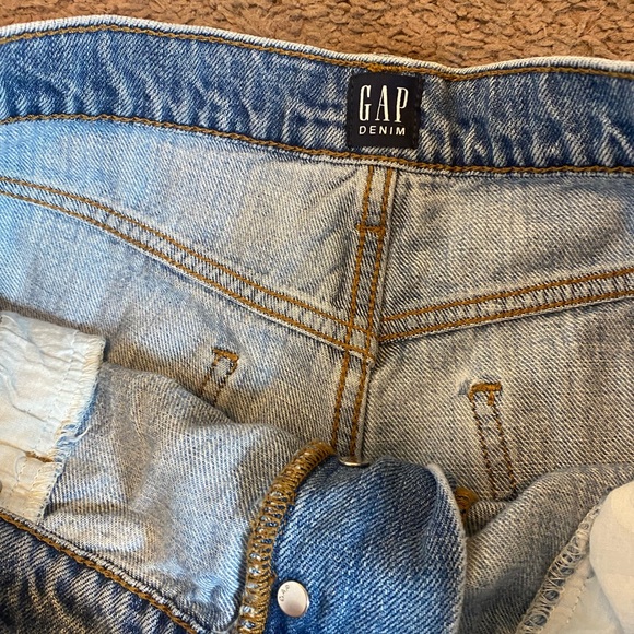 2 FOR $20 Gap Denim Cut-Off Cheeky Short High Rise Button Fly 100% Cotton 29 8 - Picture 6 of 10